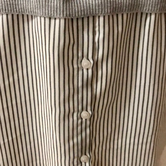 Dynamite Faux Shirt Sweater - Picture 3 of 4